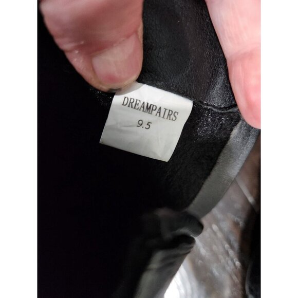 DREAM PAIRS Sianna Croc Embossed Block Heel Ankle Booties/Sz. 9.5 - Picture 8 of 8